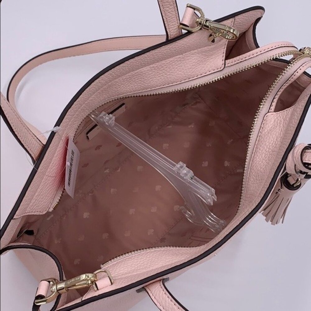 Euc Kate Spade Rowe Light Pink Leather Shoulder Bag Purse - Picture 11 of 13